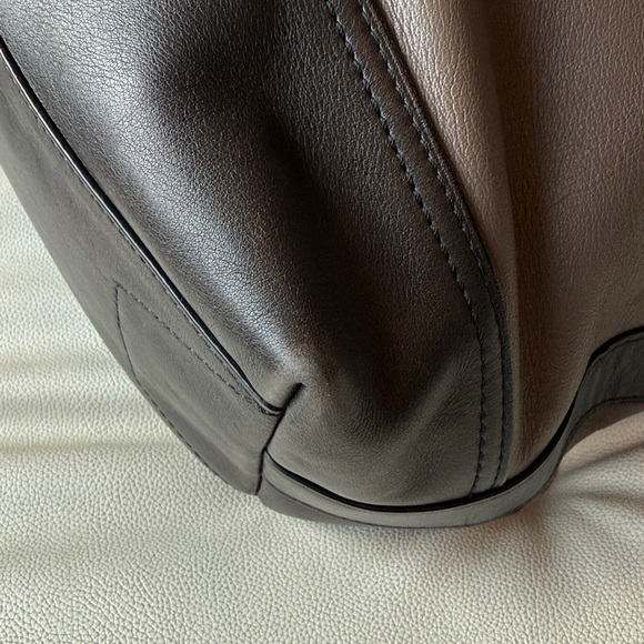 Coach Legacy Colorblock Large Carryall Hobo Crossbody Shoulder Bag Brown/Tan - Picture 4 of 15